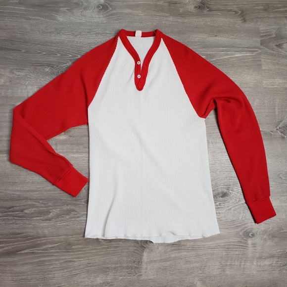 Retro 7s 80s Thermal Knit Long Sleeve 